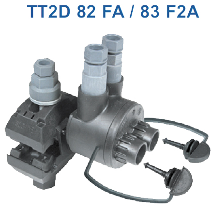 Зажим с автономным подключением ответвляемого провода TT2D 82 FA