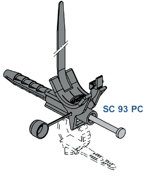 Фасадное крепление SC 93-1 PC (BRPF1), SC 93-6 PC (BRPF6)